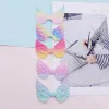50pcs 4,5*3,5 cm glänzende Engelsflügel Applikationen für Babykleidung Socken Hut nähen DIY Kopfwege Haarclip Bow Accessoires Patches Patches
