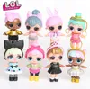 Lol surprise 8pcSset lol Surprise Doll Ornaments Toy Confetti Glitter Series Action Figures Anime For Kids Toys for Girls 1014385326