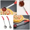 Cuillères 2 pcs Pizza Sauce Portion Portion Contrôle Louche Souple Berrouilleur Cuisine de service en acier inoxydable en acier inoxydable