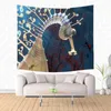 Tapissees Seahorse Design mur suspendu tapissere yoga tapage de lit de lit à la maison serviette de plage décorative