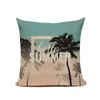 Pillow Summer Serise Cover Style para Sofá Sofá Decoração de Praia Kussenhoes decoração de casa Poduszka