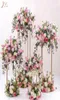 Vasi pavimenti Flowers Vase Colonna Stand Metal Pillar Road Centrotavola piombo Centro per porte Evento Decorazione natalizia4969536