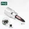 1PC Phillips Sutmdriver Bits 3/8 cala narzędzia do gniazda napędowego PH1 pH2 PH3 Długość 48 mm