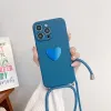 Case de silicone líquido quadrado com cordão para Xiaomi Redmi Note 11 Pro Nota 10 Pro 9 Redmi 10 9 Xiaomi 12t 11t Pro Cross Case