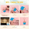 Kit de película de diy retráctil para llaves de joyería - sábanas de plástico con protección térmica juego de papel