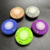 5ml Silicone Smoking Container Jar Non-Stick UFO Mixed Colors Herb Tobacco Holder For Vaporizer Oil Solid Box Wax Containers