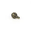 2pcs Solid Brass Carp Ball Pendant Umbrella Rope Bead Vintage Paracord Beads Backpack Car Keychain DIY