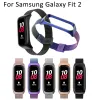 Do Samsung Galaxy Fit 2 SM-R220 Silikon/ metalowy pasek zegarków Soft Sport Paspband Bransoletka Bransoletka