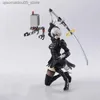 عمل لعبة Action 2B Yorha Sexy Girl Digital Game Nier Automata Figura PVC Model Kawai No.2 Type Type تمثال تمثال شهادة المنزل