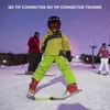 Skid Tip Connector Ski -remmar med latex rep skidassistenter för nybörjare barn vuxna förbereder sig för att hantera sluttningarna 5 färger