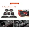 for Toyota GR86 Subaru BRZ 2021 - 2023 Anti-Slip Gate Slot Cup Mat Non-Slip Door Groove Pad Car Interior Accessories