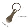 Decorative Figurines 1/2pcs Metal Shopping Cart Tokens Trolley Token Key Ring Keychain Multipurpose Portable For Home Outdoor