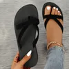 Summer Casual Eva Platform Woman Bath Slippers Wedge Heels Beach Flip Flops High Heel Soft Slippers For Women Black Ladies Shoes