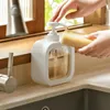 Płynny dozownik mydła biała pompa balsamowa Butelka prysznicowa Sub Plastikowa 300/500 ml wycieka szamponu Balpy detergentowe Pojemniki