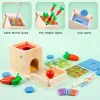 Barn färg sortering leksaker montessori trätform matchande lärande aktiviteter sensoriska lek fina motoriska träning utbildnings leksaker