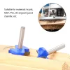 Xcan Millling Cutter 6 mm Shank CNC Bits de nez rond 12-32 mm Point Round Bit Cut Tools en carbure massif pour le travail du bois 1pc