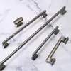 Modern Drawer Pulls Zinc Alloy Kitchen Hardware Modern Dresser Bar Pulls Light Luxury Pearl Gray Gold Cabinet Handles