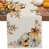 Elegant Thanksgiving Autumn Pumpkin Dining Table Runner Mariage Décor de mariage Runner de table pour table de table Dining Table Runners