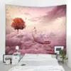 Fantasy Paysage Tapestry Woods Print Tapadsries Mur suspendu Kawaii Bohemian Aesthetics Room Decoration Big Beach Towel Yoga Mat R0411