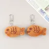 Keychains Kawaii Fish Fish Phone Strap Charm Keycord Landyard Toy Plush Taiyaki 펜던트 키 체인 액세서리 선물을위한 Keychain