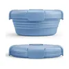 Dinnerware Collapsible Lunch Box Foldable Silicone Grade Camping Bowl Portable Containers Reusable Dishwasher Safe For