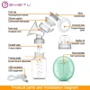 Enhancer ZIMEITU Double Electric Breast Pumps Powerful Nipple Suction USB Electric Breast Pump with Baby Milk Bottle Cold Heat Pad Nippl