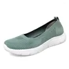 Casual Shoes Summer Women Lightweight Soft Flats Slip On Loafers Plus Size Mesh Breathable Flat Ladies Walking