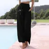 Pantalon pour femmes cordon de loisir élastique impression