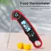 Portable Collapsible Digital Food Thermometer Meat Water Milk Cooking Probe BBQ Electronic Oven Waterproof Kitchen Tools