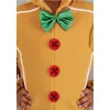 2023 NOUVEAUX garçons Christmas Jumps combinaison Girls Enfants Gingerbread Man Costume