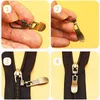 5/10pcs Zipper Pull Substituição Metal Zipper Sliders Fix Fix Strocer zip zíper destacável Tab para bagagem Backpack