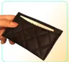 Paris Women Carte Holder Brand Purse Purse Caviar Mini portefeuille noir Small en cuir sacs9353588
