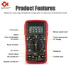 QHTITEC 830PLUS Digital Multimeter AC/DC Vots Current Automatic Tester 2000 Zählungen Widerstand OHM Amperemeter Kapazitätsmesser