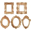 Frames 5pcs Resin Cadre Antique Po PO Table Top Retro Picture bijoux Affichage Decoration Home Decoration