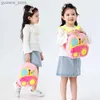 Sac à dos dessin animé 3d Excavator Tracteur 2-4 ans Présecolaire sac à dos véhicule d'ingénierie sac à dos pour enfants maternelle bébé y240411y2404174ec5