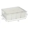 Storage Bottles Refrigerator Box With 4 Detachable Bins Clear Lid Rectangle Fridge Vegetables Fruits Organizer Holder Food Container