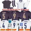 2024 Euro Cup Englands Bellingham Fußballtrikots Nationalmannschaft 2024 2025 Toone Football Shirt White Bright Kanling Rashford Sancho Grealish Männer 18