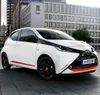 Car Performance Stripes Vinyl Decal Racing Styling Accessories Sport Door Side Skirt Decals Stickers For Toyota AYGO 2014-2018
