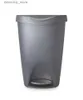 Atık kutuları 13 allon çöpü, mutfak çöplerinde plastik adım atabilir Gümüş L49