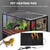 Reptilvärme Pad Terrarium 3 -justerbar temperatur PET Uppvärmd ätmatta Multifunktionell USB Elektrisk filt med timer