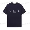 T-shirts masculins 24 SS Summer Mens Designer T-shirt HOMMES HOMME FEMANS TS AVEC LETTRES PRINT O-LECK TOPS SLVVE VENDRE LUXURES MEN HOP HOP COSETS T240411