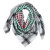 Sciarpe colorate plaid musulmana hijab deserto tattico uomini arabi donne inverno ventose arorosi per escursionismo sciarpa escursionistica