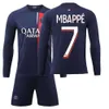 2324 Paris à manches longues 7 Mbappe 10 Neymar 19 Li Gangren Football Jersey