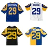 Zszyte koszulki piłkarskie 29 Eric Dickerson 1984 MESH Legacy Emerytowane retro klasyki koszulki mężczyzn Kobiet młodzież S-6xl