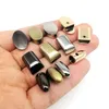 10pc Metal Open End Closed Zipper Stopper Zip Stop Lock Tail Plug With Screw for DIY Sewing Leather Craft Bag Purse Garment Coat