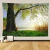 Tapisses aggravées belles paysages naturels mur tapisserie suspendue 3D imprimé décor de chambre murale pelle serviette de serviette de serviette de serviette mat tap125