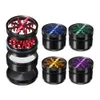 63 mm AL ALLOY Herb Grinder Visuality Manual de trituradores de tabaco Durables Accesorios para fumar para fumadores.