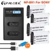 Palo NP-BX1 NPBX1 NP BATERÍA BX1 para Sony FDR-X3000R RX100 RX100 M7 M6 AS300 HX400 HX60 WX350 AS300V HDR-AS300R FDR-X3000