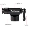 West Biking Mini Bicycle Co2 Pump Pneuma portatile per pneumatici portatili per Adattatore Schrader Presta Adattatore MTB Road Bike in lega di alluminio Pompa automatica