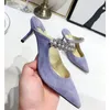 Flat Summer Heel High Pointed Slim Fit Rhinestone Lacquer Leather Leer Sandalen en slippers 240410 E6C5